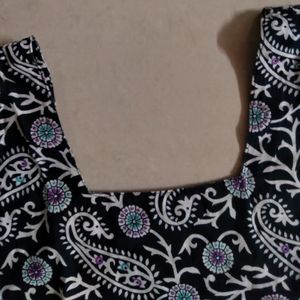 Black Straight Kurti/kurta