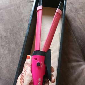 Hair Straightener + Curler With free Wax Heater