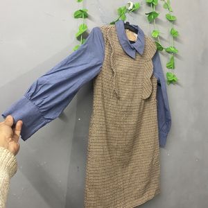 Korean Cute Simple Winter Dress