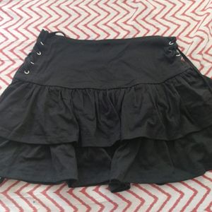 Korean Black Skirt