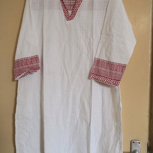 New White Fab India Kurta