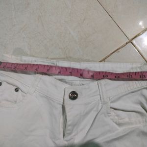 Skinny Fit White Jeans