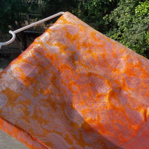 Orange Banarsee Sari