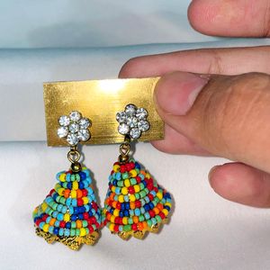 Multicolor Trending Jhomka Earring For Girls