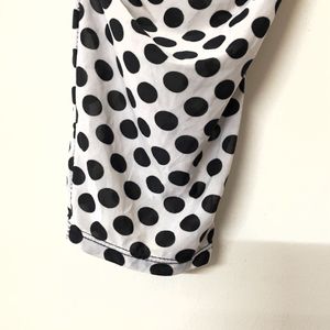 White Polkadot Lower For Girls