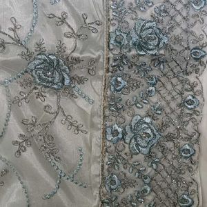 Unstitched Sharara Suit