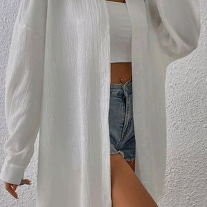 White Crushed Shirt