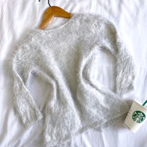 Pinterest H&M White Cute Ear Cardigan