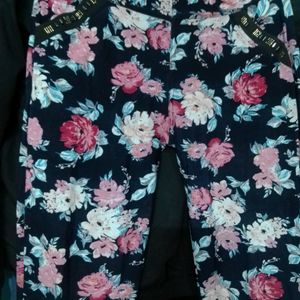 Floral Printed Trouser