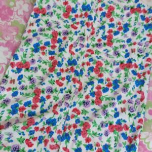 Floral Print Dress Xl