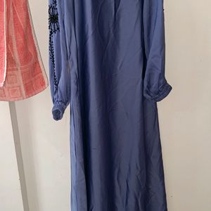 Fancy Silk Abaya