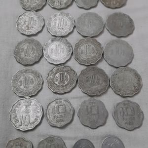 10 Paice Old 24 Coins