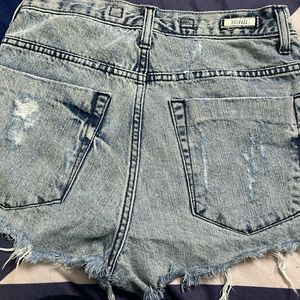 brandy melville distressed shorts