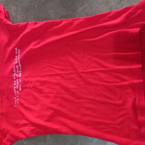 Red Women Tshirt