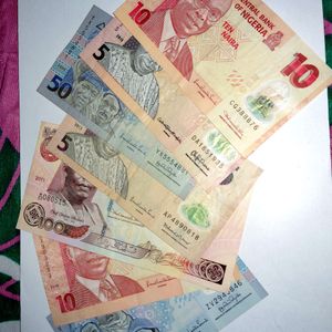 7 Nigerian Currency Assorted Sale