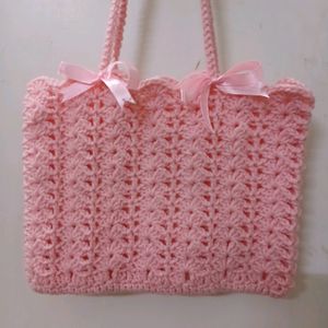 ₊˚⊹౨ handmade crochet shoulder bag ৎ ₊˚⊹