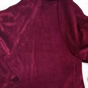 Cold Shoulder Designer Velvet Top