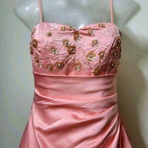 Peach Gown