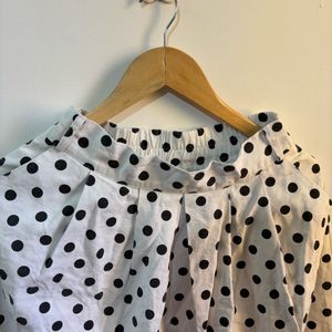 Polka Dot Cotton Skirt