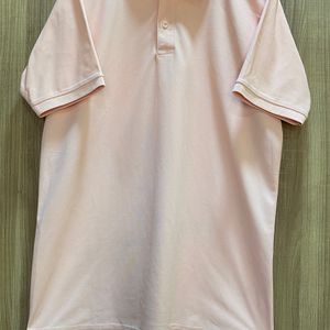 Men Polo Peace Pink Color Shirt Sleeve Tshirt