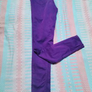 Purple 💜 Jeggings। Price Drop To Rs,199