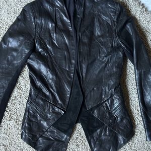 Sheepskin Leather Blazer