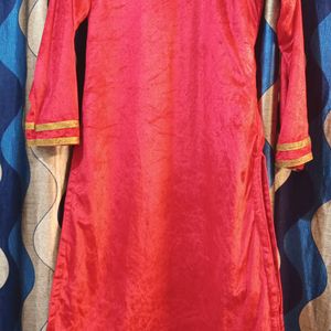 Velvet Kurti With Sharara