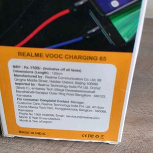 REALME 65W VOOC CHARGER