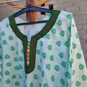 Beautiful Green Kurta