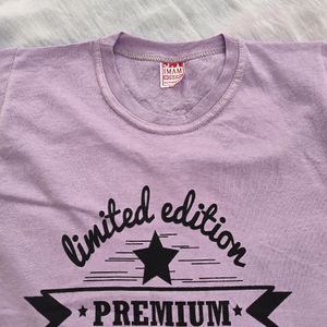 Lavender T Shirt For Kid