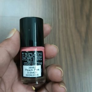 Oriflame Oncolour Peach Pink Nail Polish