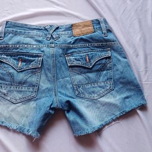 Blue Denim Shorts