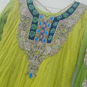 Long Anarkali Gown