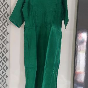 Green Plan Kurta Set