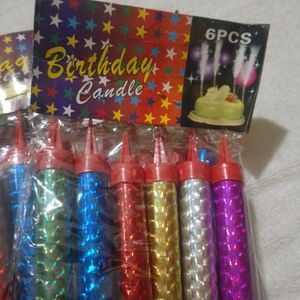 Birthday Candles 4set 24pcs