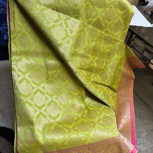 Green Banarasi Silk