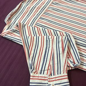 Vertical Striped (Dual Colored) Shirt in mint Cond