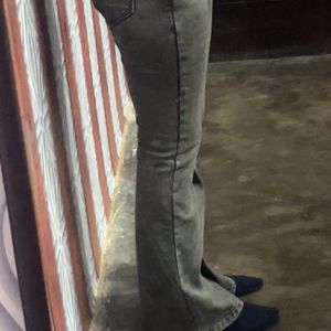 Grey Bootcut Denim