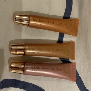 Set Of 3 Beautiful Bronze Lip Gloss