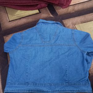 Denim Jacket With Inner