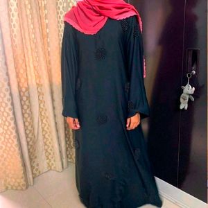 Black Beaded Abaya Like New Very Good Condition