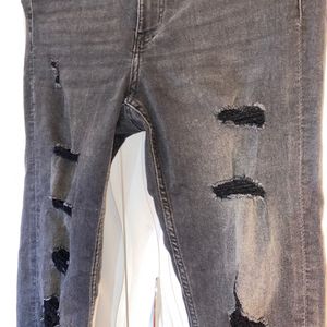 Denim Riped Jeans Slim