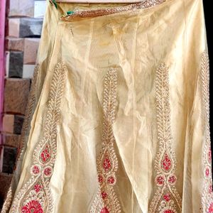 Golden Red Lehenga