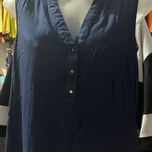 Blue Half Sleeve Shirt