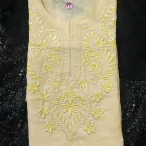 Half Price Chickenkari Lucknowi Kurti