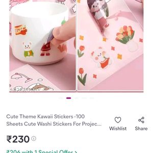 Long Cute Kawaii Stickers