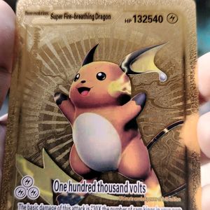 (10+1+1) GOLDEN RAICHU WITH UNLIMITED POWER