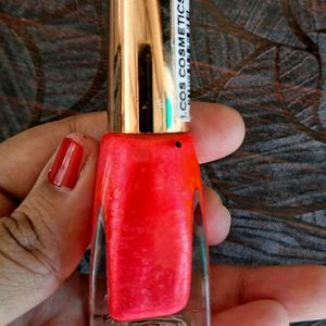 Combo Of Lakme Red & Hot Pink Nail Polish