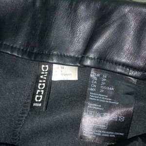 H&M Shorts Leather