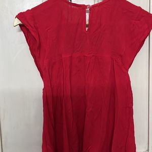 Red Small Kurti